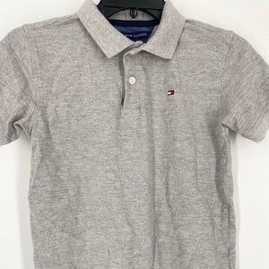 Tommy Hilfiger Gray Polo Shirt - Size M (12/14), Fits More Like 8/10